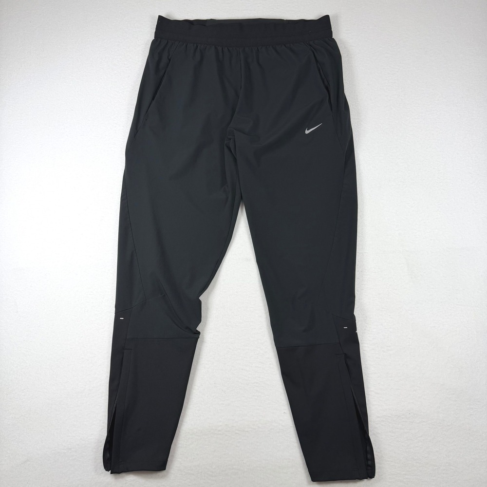 Nike Swift Dri-FIT Womens Running Pants Black Tapered Joggers BV2781-010 Size M